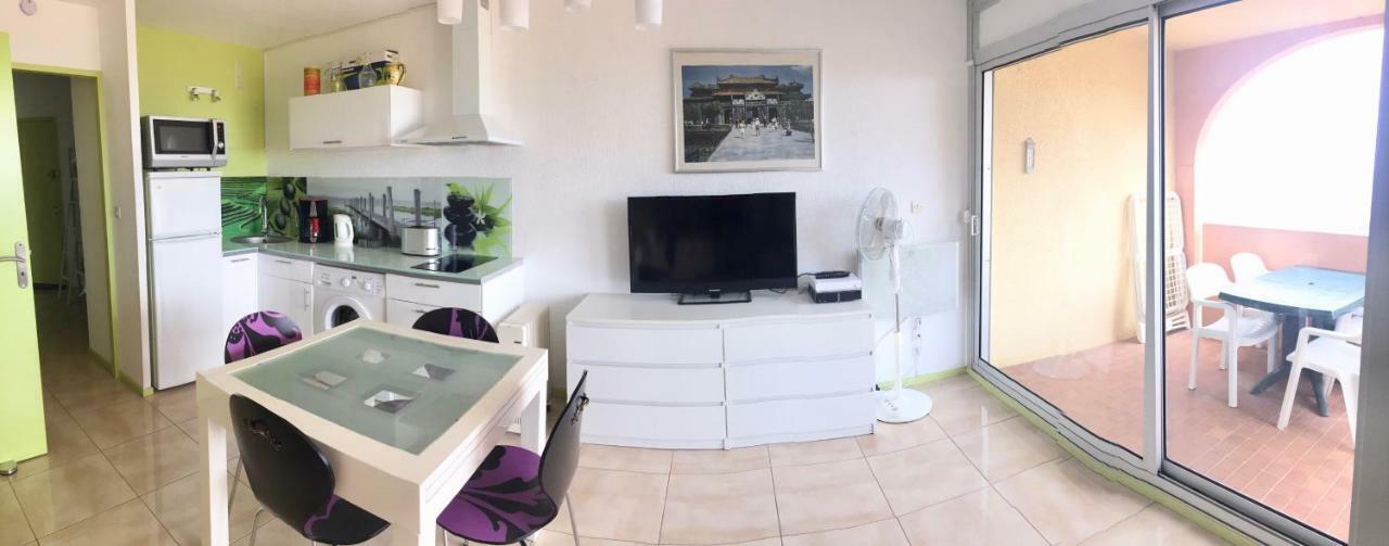 Barcaresa-Agreable Appartement Vue Mer Panoramique Le Barcares Ngoại thất bức ảnh